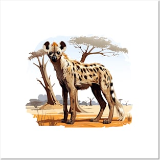 Spotted Hyena Posters and Art